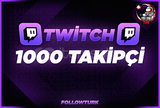 ⭐Twitch 1000 Takipçi⭐