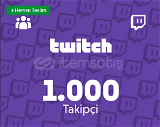 Twitch 1000 Takipçi