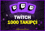 Twitch 1000 Takipçi + Garanti
