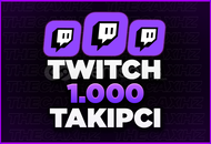 ⭐Twitch 1000 Takipçi (GARANTİ )⭐