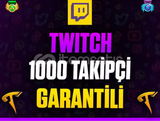 ⭐️☘️Twitch 1000 Takipçi❤️Garanti & Sorunsuz❤️