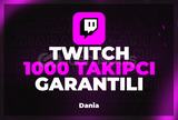 Twitch 1000 Takipçi | Garantili