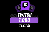 TWITCH | 1000 TAKİPÇİ | GARANTİLİ