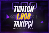 Twitch | 1000 Takipçi + Garantili