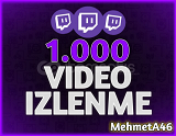 Twitch 1000 Video İzlenme - Kaliteli