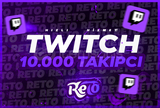 ⭐ Twitch 10.000 Garanti Takipçi ⭐