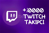 ⭐️ Twitch 10.000 Gerçek Takipçi | Garanti