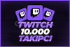 Twitch 10000 Takipçi