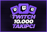 Twitch 10000 Takipçi