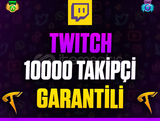 ⭐️☘️Twitch 10000 Takipçi❤️Garanti & Sorunsuz❤️