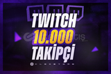 Twitch | 10000 Takipçi + Garantili