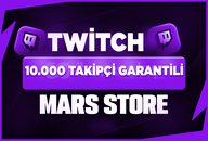 TWİTCH 10.000 TAKİPÇİ GARANTİLİ