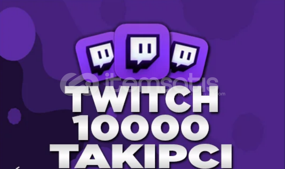 Twitch 10.000 takipçi saniyesinde teslim Twitch 10.000 takipçi saniyesinde teslim