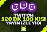 ✨ Twitch 120 Dk 100 Kisi Yayın İzleyici!