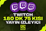 ✨ Twitch 180 Dk 75 Kisi Yayın İzleyici!