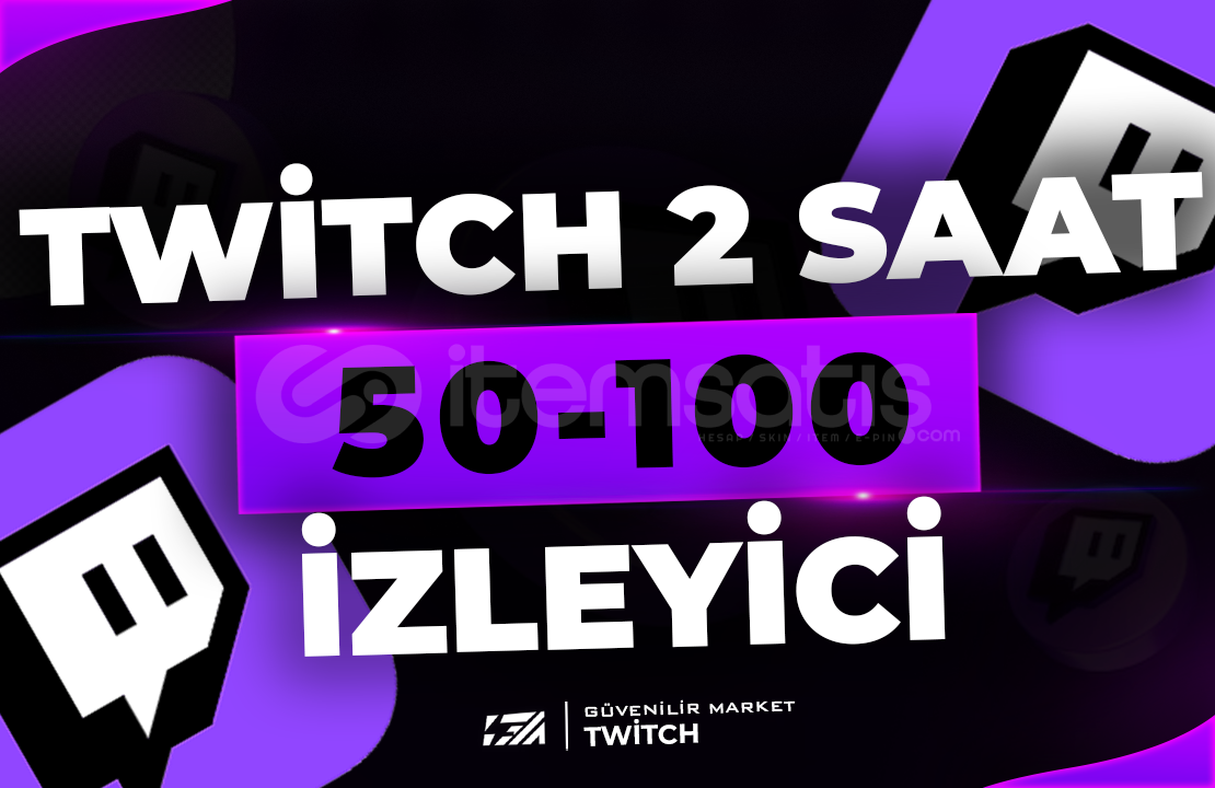 ⭐Twitch 2 Saat 50-100 Canlı İzleyici⭐ ⭐Twitch 2 Saat 50-100 Canlı İzleyici⭐