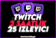 [Twitch] 2 Saatlik 25 İzleyici