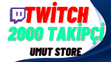 Twitch 2000 Takipçi