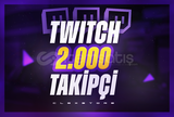 ✨Twitch | 2000 Takipçi | Garantili✨