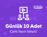 Twitch 24 Saat 10 İzleyici