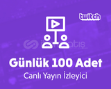 Twitch 24 Saat 100 İzleyici