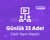 Twitch 24 Saat 25 İzleyici