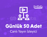 Twitch 24 Saat 50 İzleyici