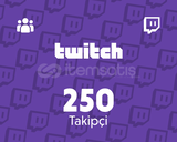 Twitch 250 Takipçi