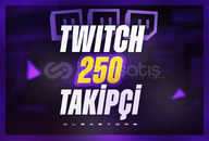 ✨Twitch | 250 Takipçi | Garantili✨