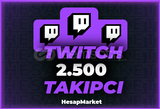 ⭐ TWİTCH ⭐ 2500 TAKİPÇİ