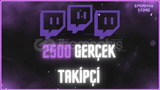 ⭐️TWİTCH 2500 GERÇEK TAKİPÇİ⭐️