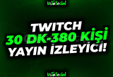 ⭐Twitch 30 Dakika 380 Kişi İzleyici!