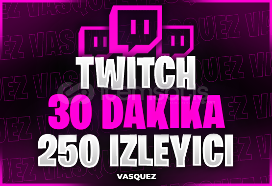 ⭐Twitch 30 DK +250 Canlı Yayın İzleyici⭐ ⭐Twitch 30 DK +250 Canlı Yayın İzleyici⭐
