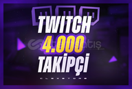 ✨Twitch | 4000 Takipçi | Garantili✨