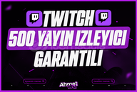 Twitch 500 Canlı Yayın İzlenme (30 Dk)