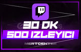 ⭐️TWİTCH 500 CANLI YAYIN İZLEYİCİ [30DK]⭐️