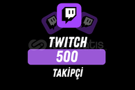 TWITCH | 500 TAKİPÇİ | GARANTİLİ