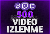 Twitch 500 Video İzlenme - Kaliteli