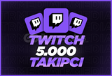 Twitch 5000 Takipçi