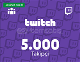 Twitch 5000 Takipçi
