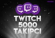 Twitch +5000 Takipçi | Garantili