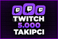 ⭐Twitch 5000 Takipçi (GARANTİ )⭐