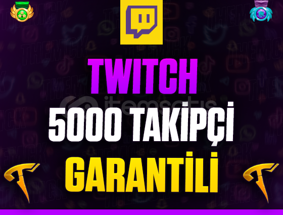 ⭐️☘️Twitch 5000 Takipçi❤️Garanti & Sorunsuz❤️ ⭐️☘️Twitch 5000 Takipçi❤️Garanti & Sorunsuz❤️