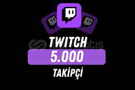 TWITCH | 5000 TAKİPÇİ | GARANTİLİ