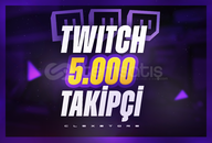 ✨Twitch | 5000 Takipçi | Garantili✨