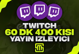 ✨ Twitch 60 Dk 400 Kisi Yayın İzleyici!