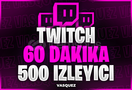 ⭐Twitch 60 DK +500 Canlı Yayın İzleyici⭐ ⭐Twitch 60 DK +500 Canlı Yayın İzleyici⭐