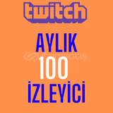 Twitch Aylık 100 İzleyici