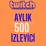 Twitch Aylık 500 İzleyici