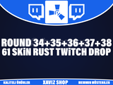 Rust Twitch Drop 61 Skin Round 34+35+36+37+38